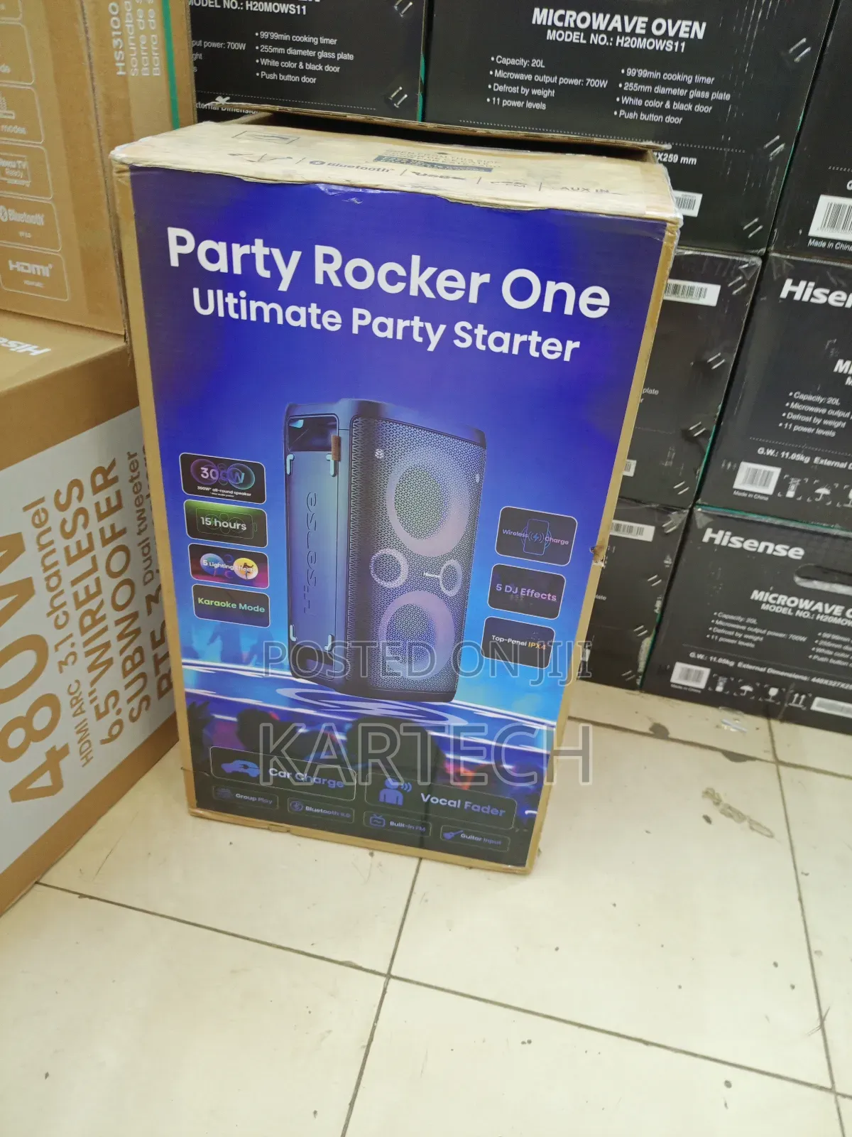 Hisense Hp100 300w Party Rocker One Portable Party Speaker