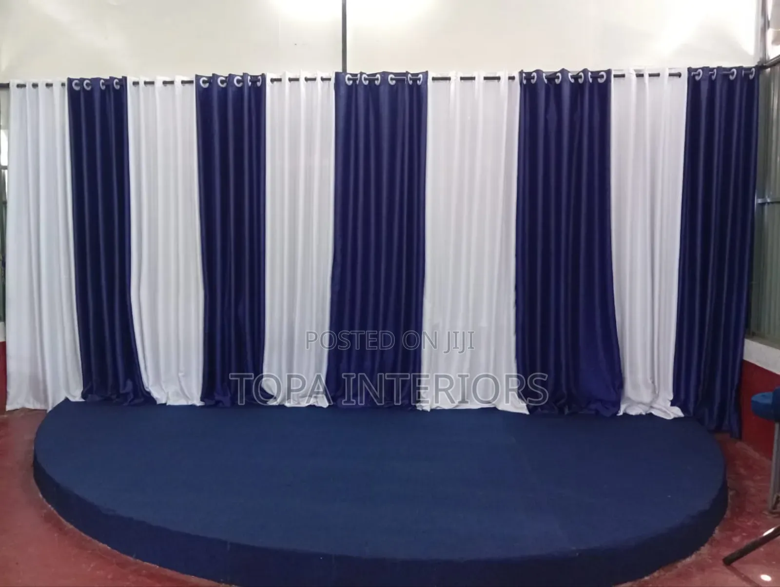 Dark Blue Delta Carpets for Church Altar Floor Decoration