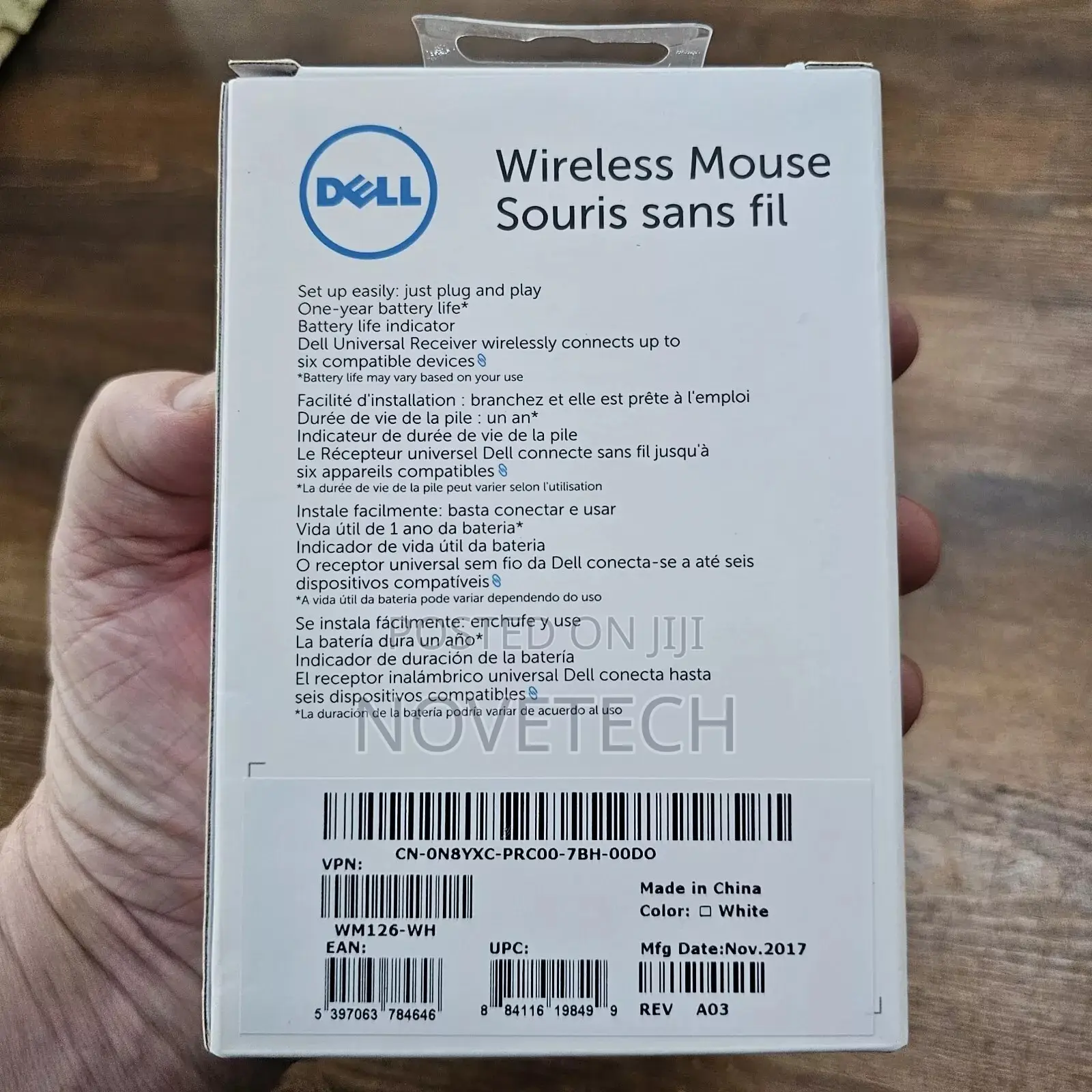 Dell Wireless Computer Mouse-Wm126 – Long Life Battery