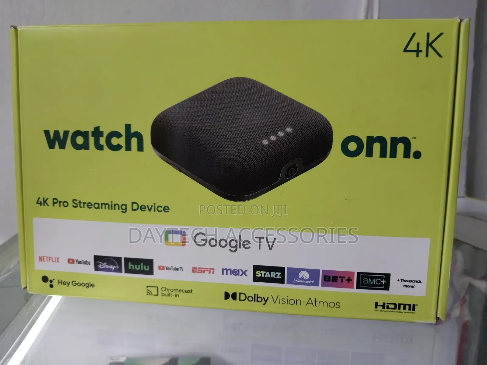 Onn Google Tv Pro Android Streaming Box Device