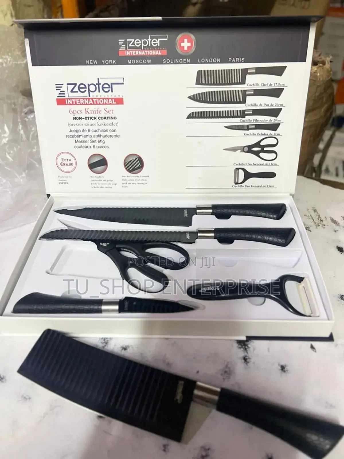 Zetper 6 PCS Knife Set