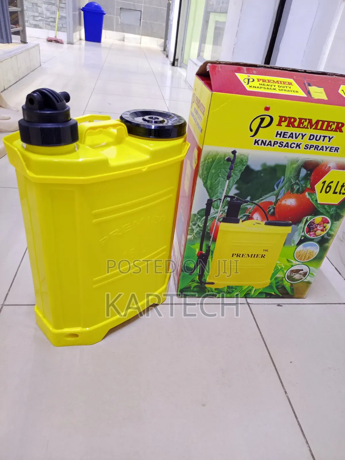 Premier 16 Litres Heavy Duty Manual Knapsack Sprayer.