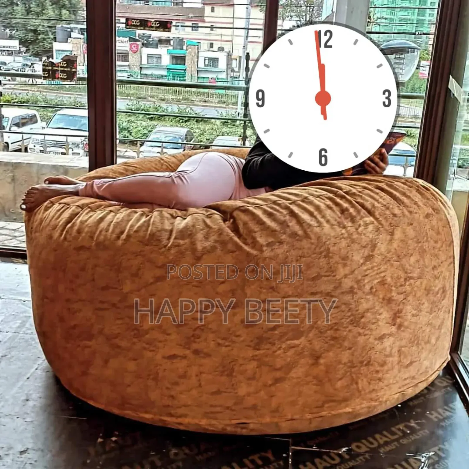 Heavy Fabric Beanbag Seat/Puff