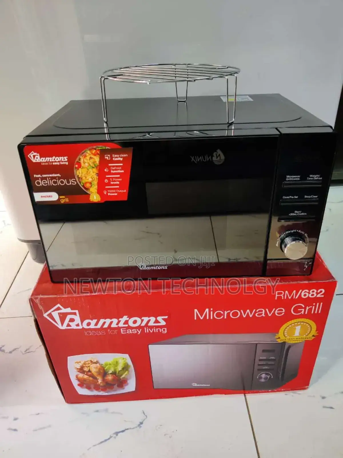 *Ramtons 20litres Digital Microwave Rm 682 With Grill