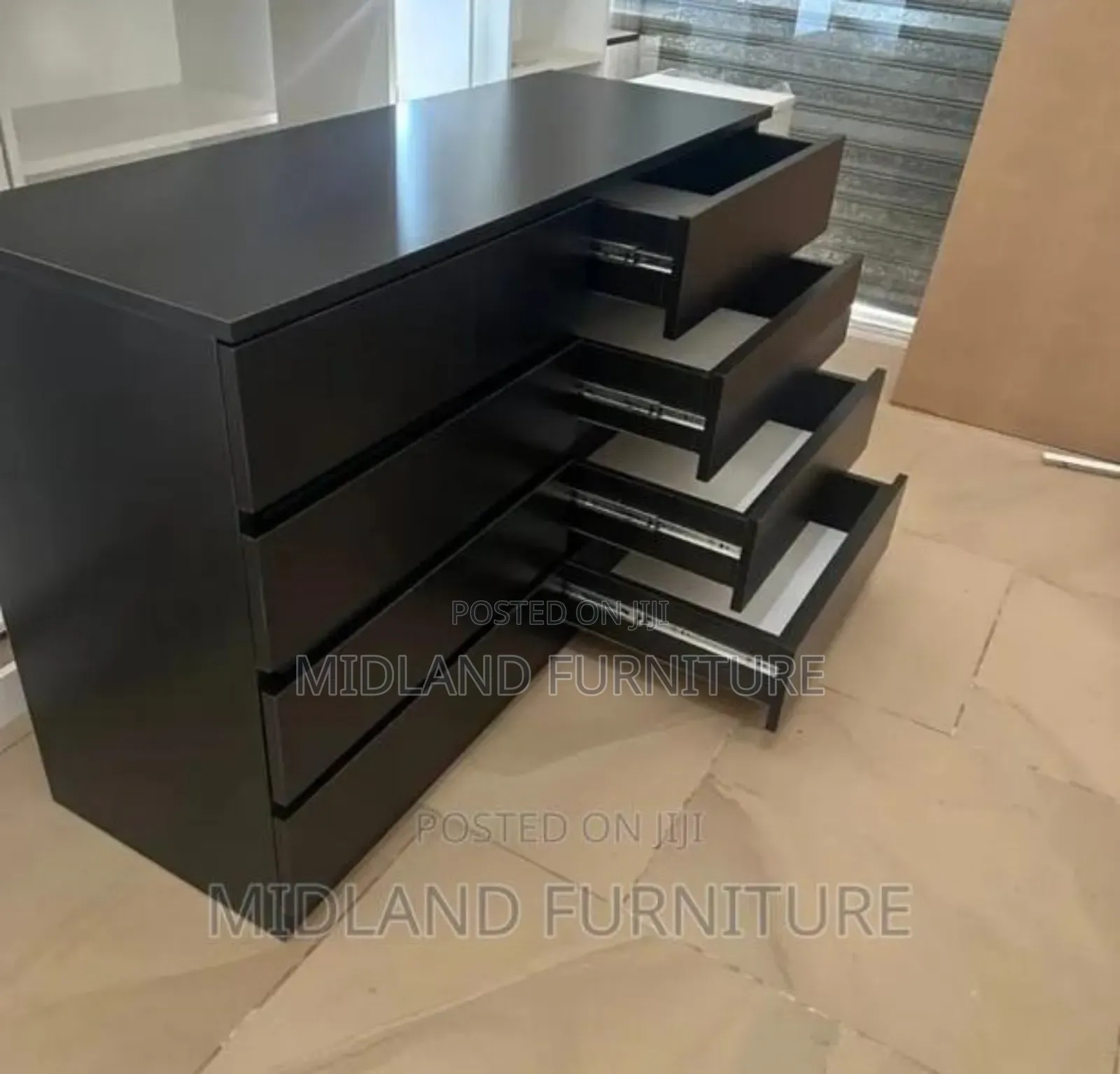 Black Chest of Drawers