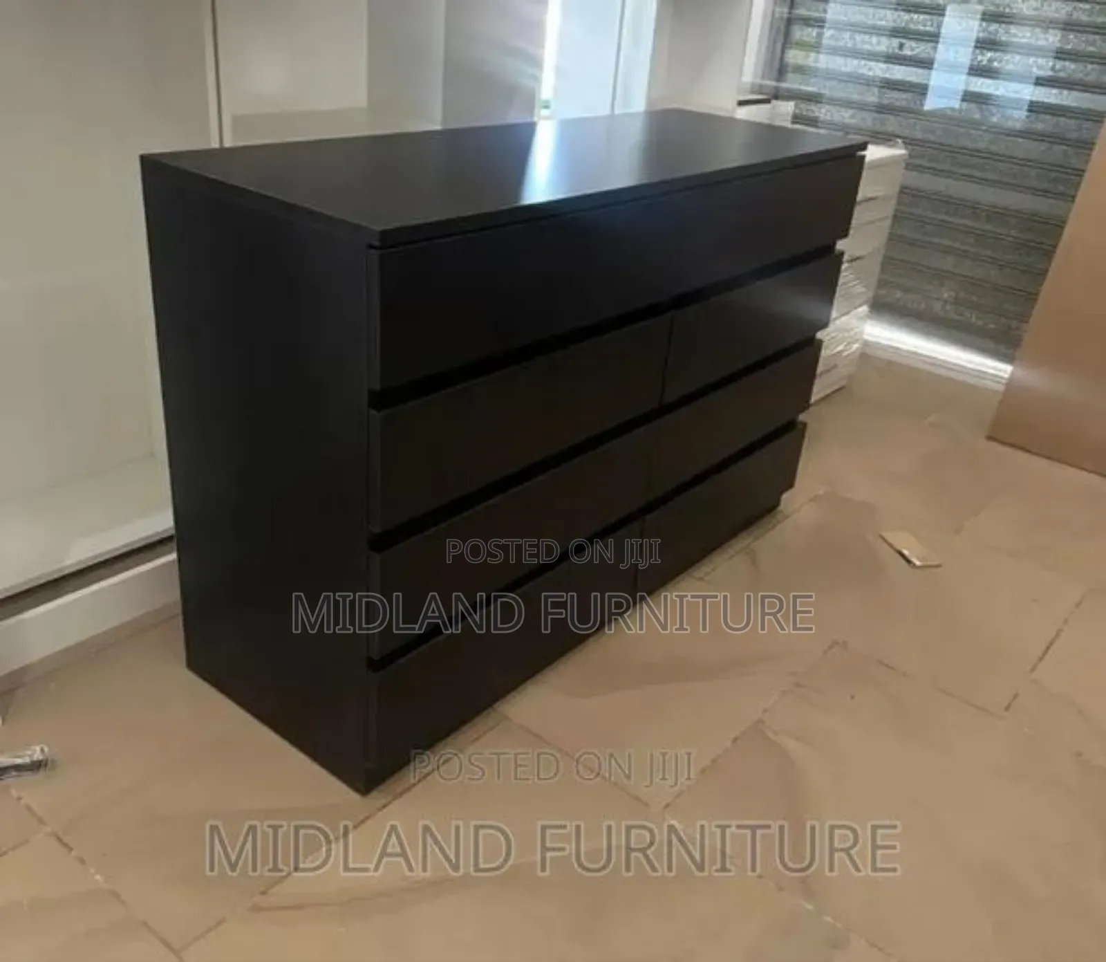 Black Chest of Drawers