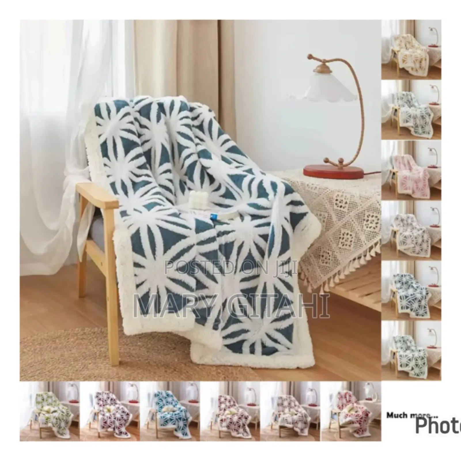 New Flowered Sherpa Blankets