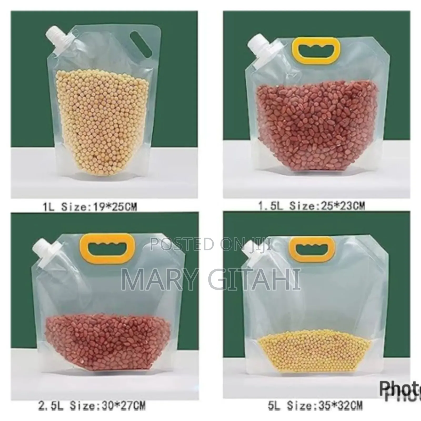 Collapsible Storage Bottle Organizer or Cereal Container2.5l