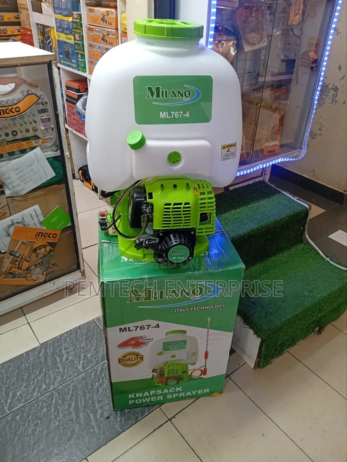 Milano Ml767-4 Knapsack Power Sprayer