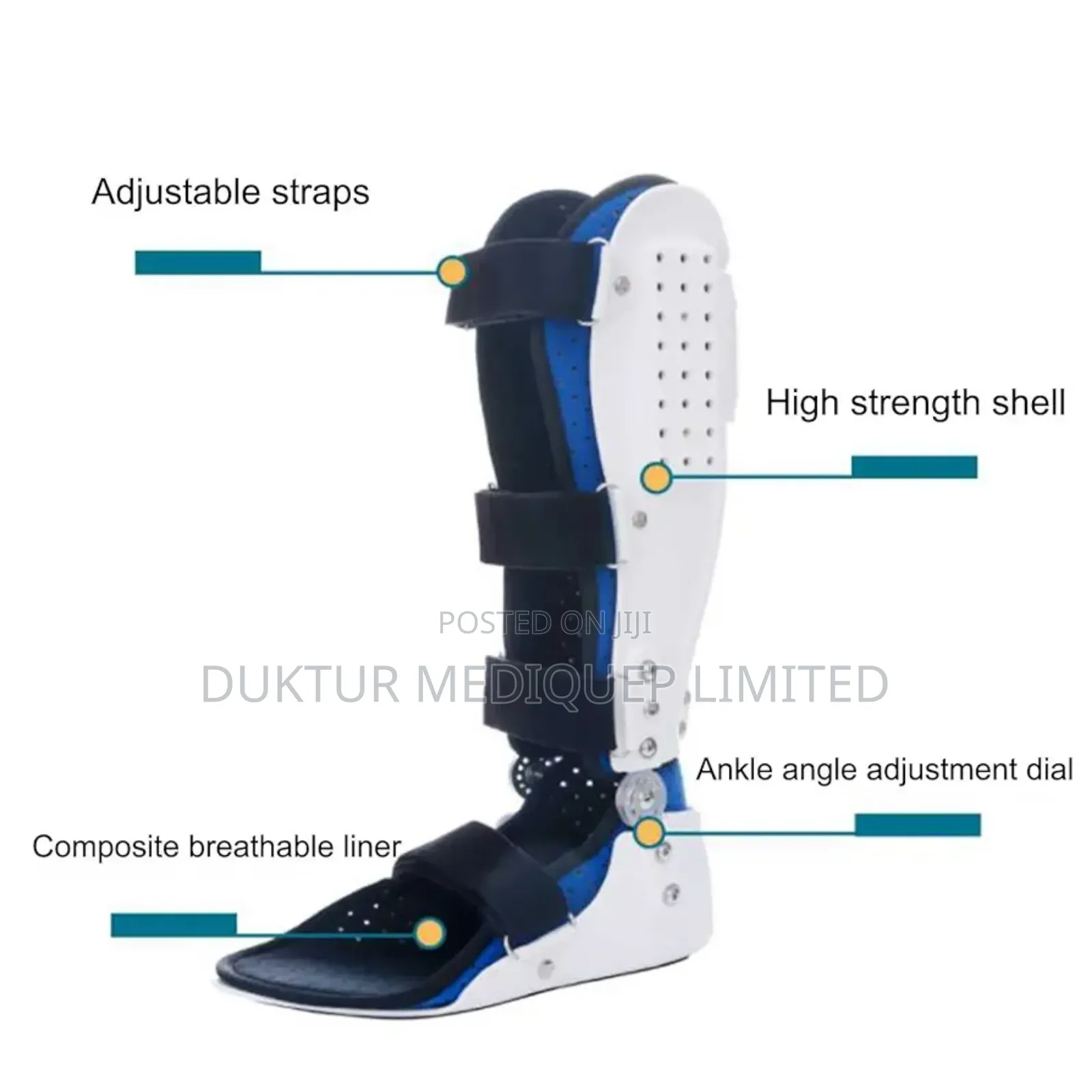 Pneumaticboot For Foot & Ankle Injuries, Free Size