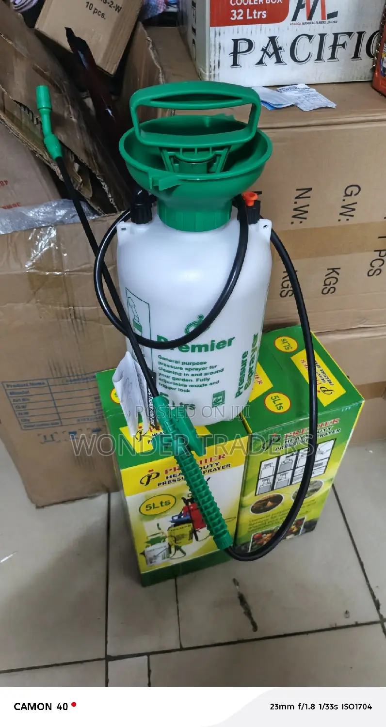 Premier Heavy Duty Pressure Sprayer White 5l