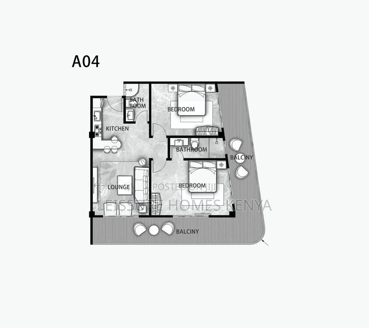 1bdrm Apartment in Westlands for sale