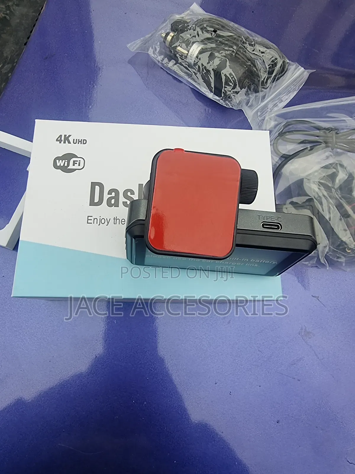 New 4k 2 Way Dash Camera Dvr Black Box
