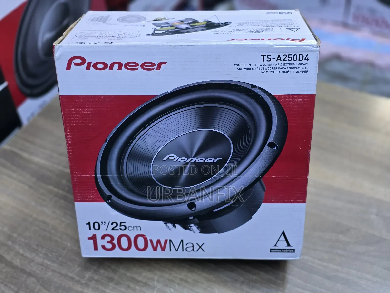 Pioneer 10 Inch Ts-A250d4 Bass Subwoofer (400watts Rms)