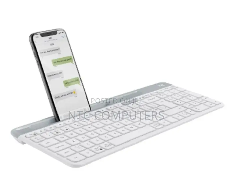 Logitech Slim Multi-Device Bluetooth Keyboard Off White