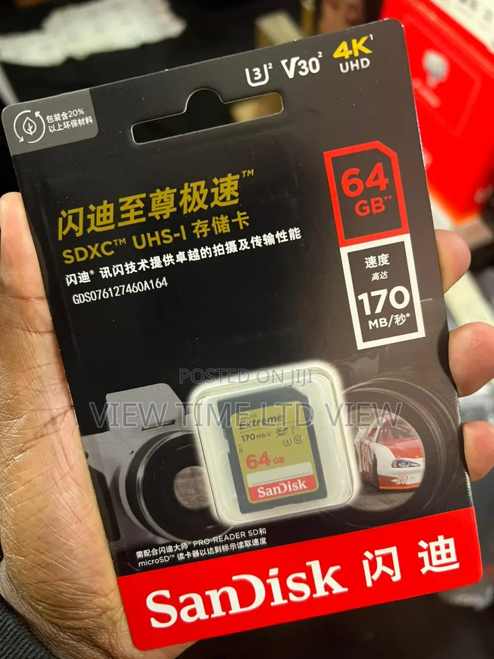 Sandisk 64gb Sd Card Extreme 170mb/S