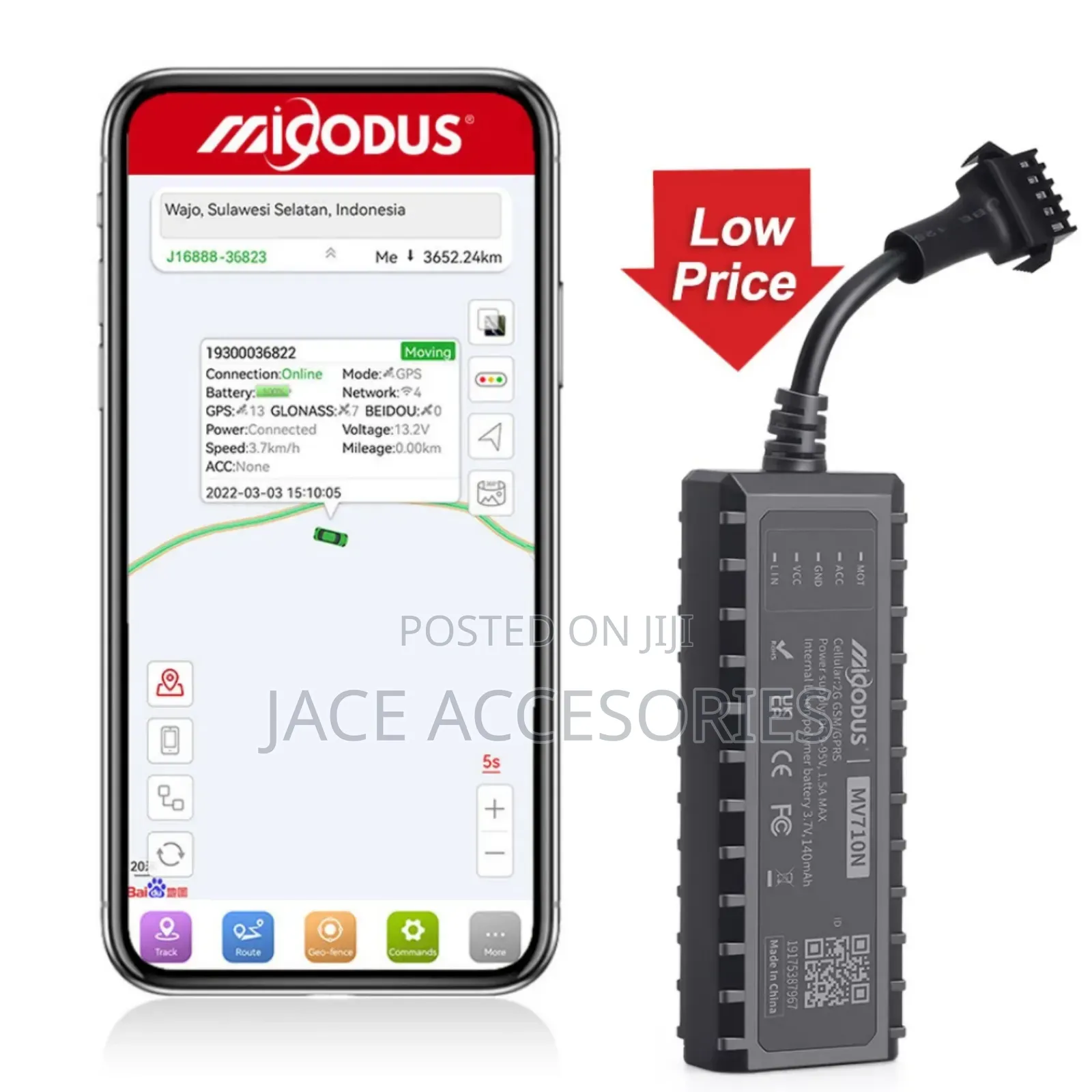 Micodus Mv710n Car /Motorbike Tracker