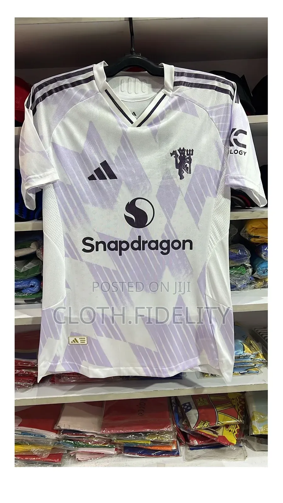 Manchester United Away Kit.25/26 (Player Version Jersey)