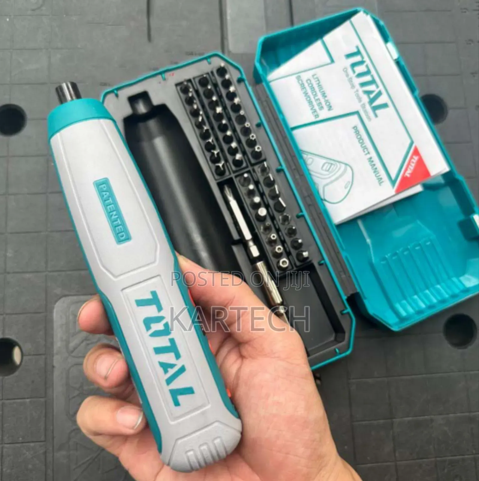 Total 4v 1/4" 240rpm Tsdli0403 Cordless Screwdriver