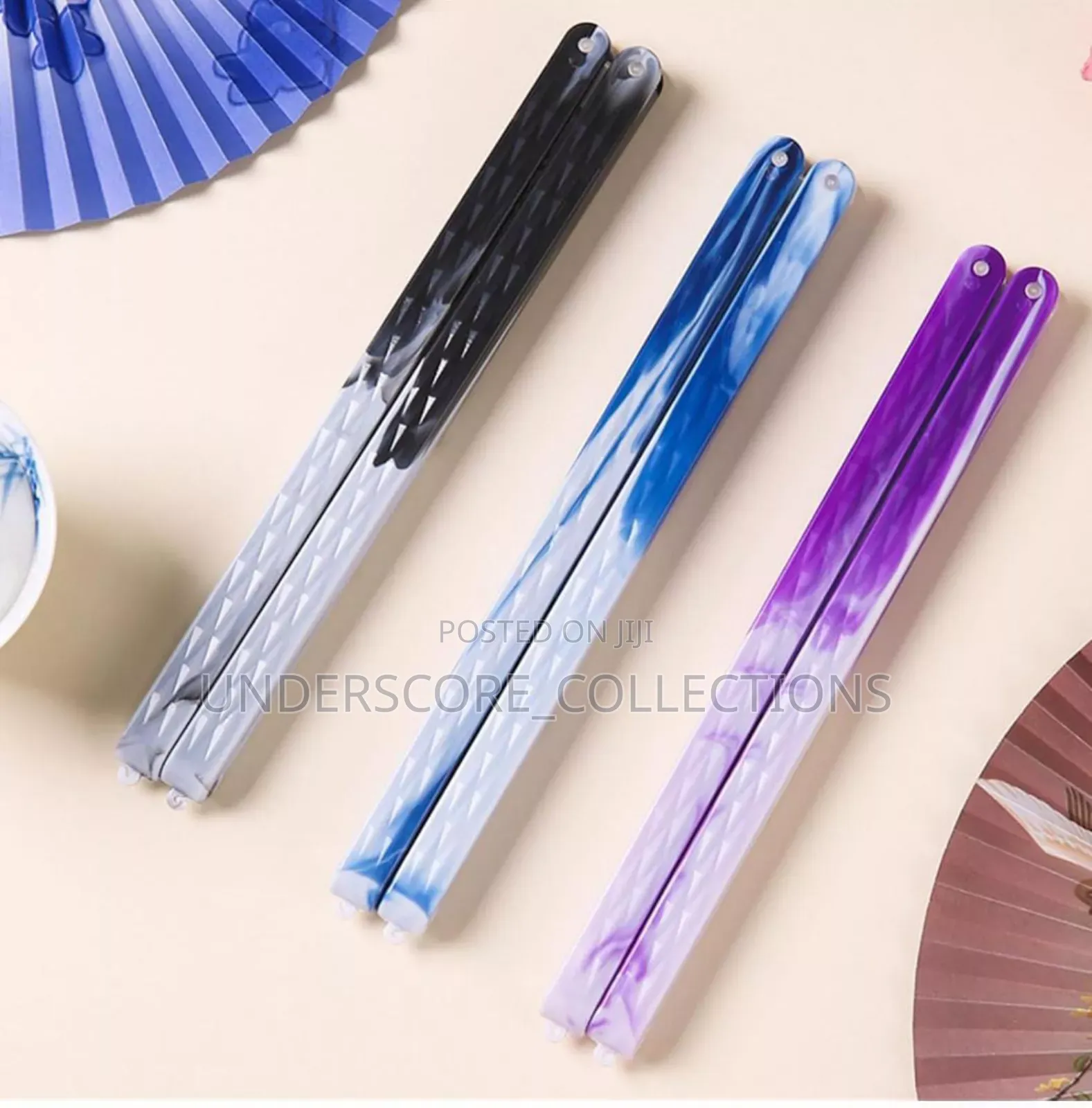 Hand Held Round Foldable Fans