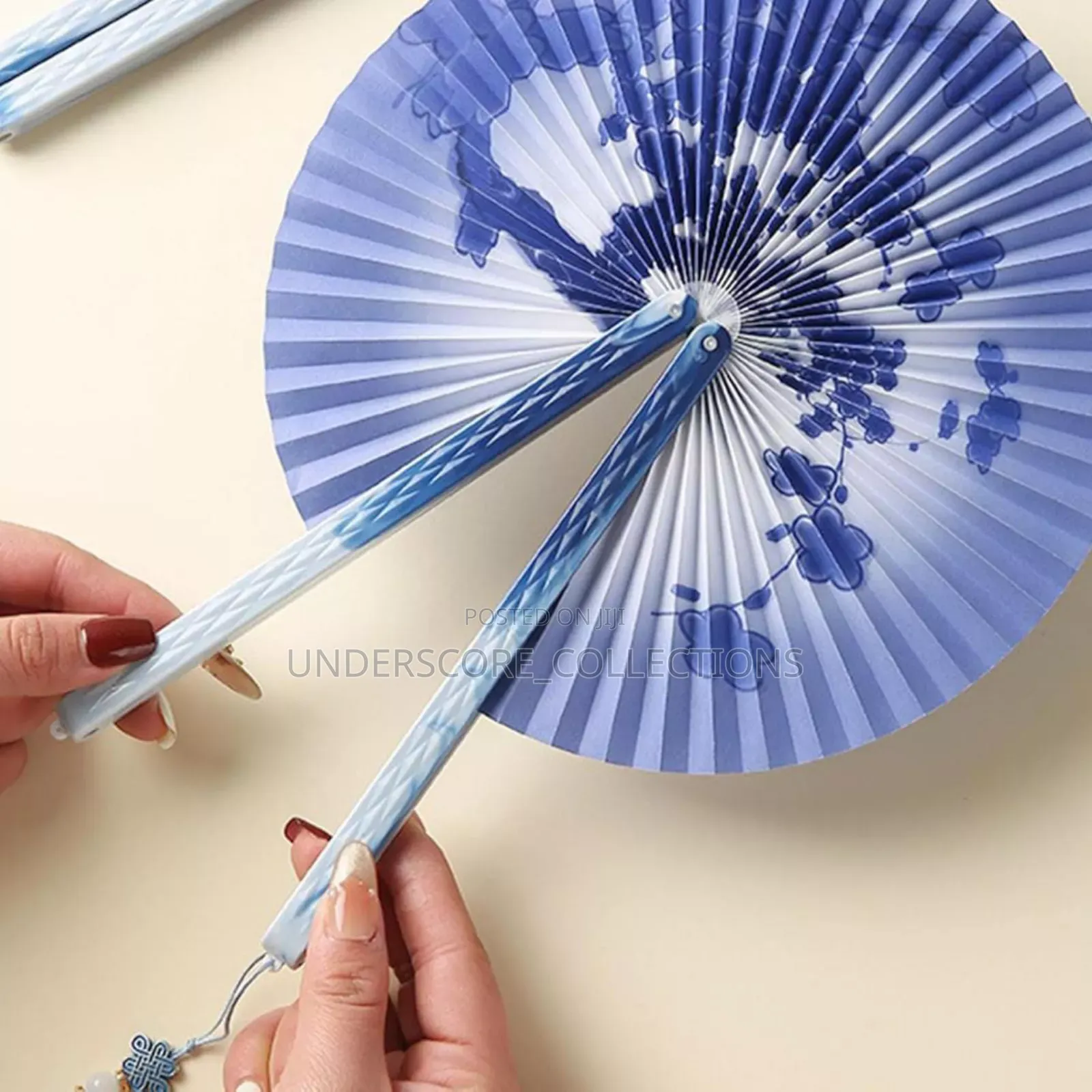 Hand Held Round Foldable Fans