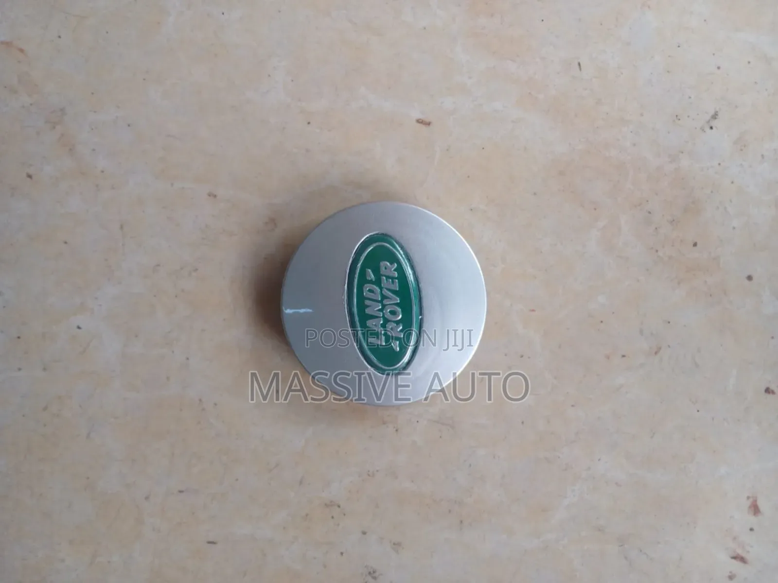 Green Land Rover Center Wheel Caps