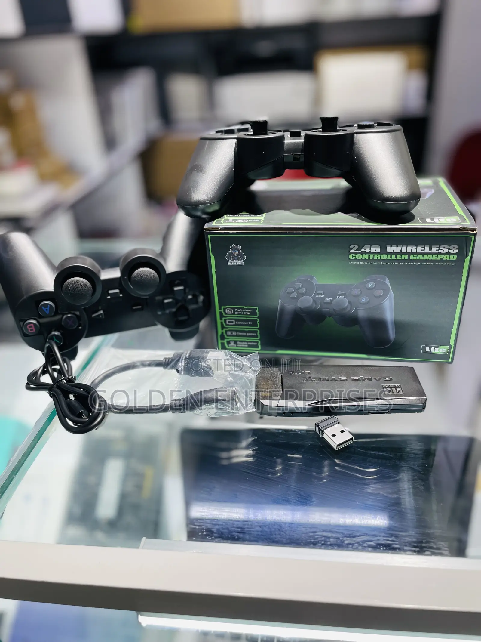 Dual 2.4g Wireless Controller,M8 Video Game Stick10000 Games