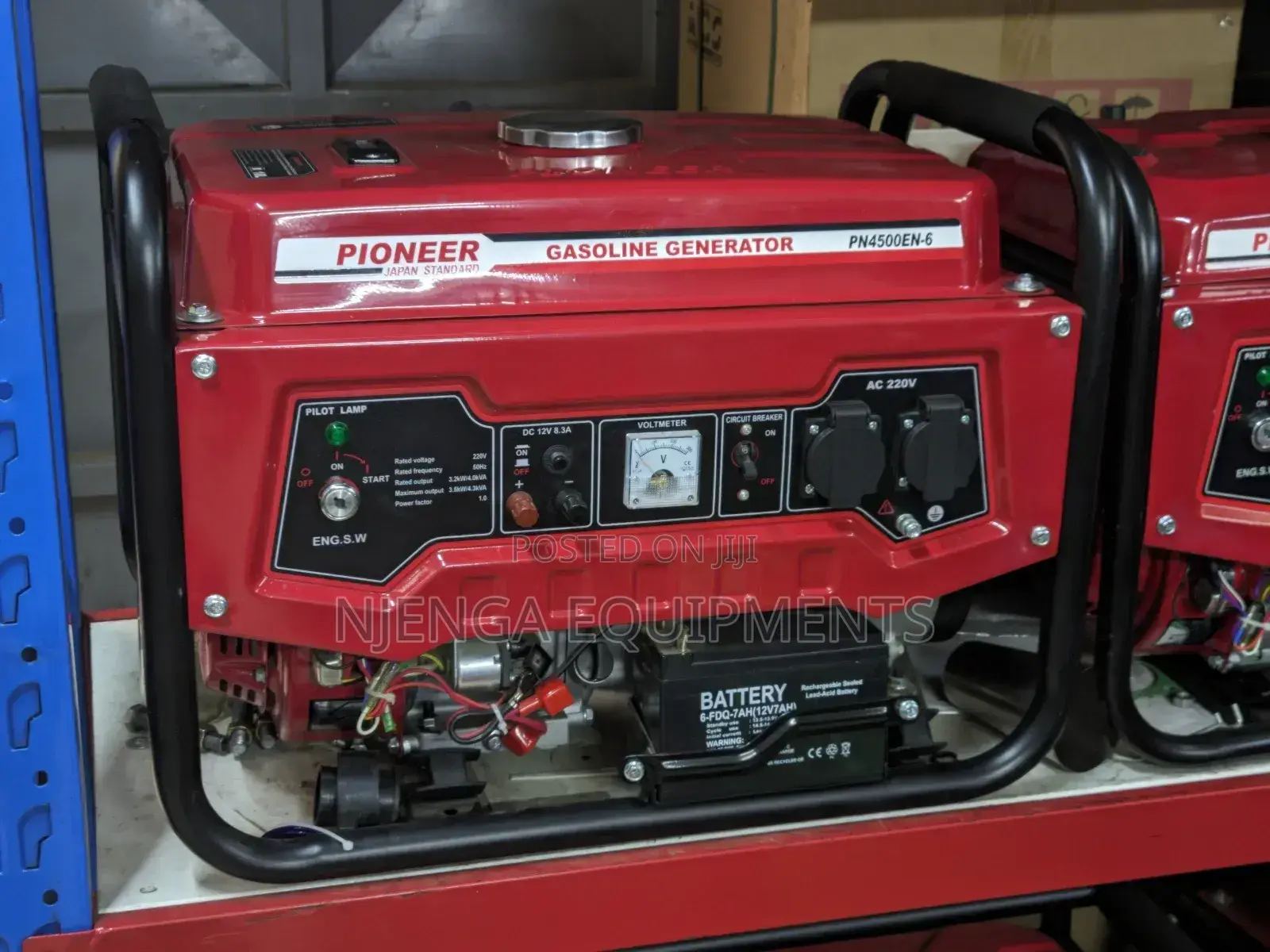 Pioneer Pn4500en-6 Gasoline Generator