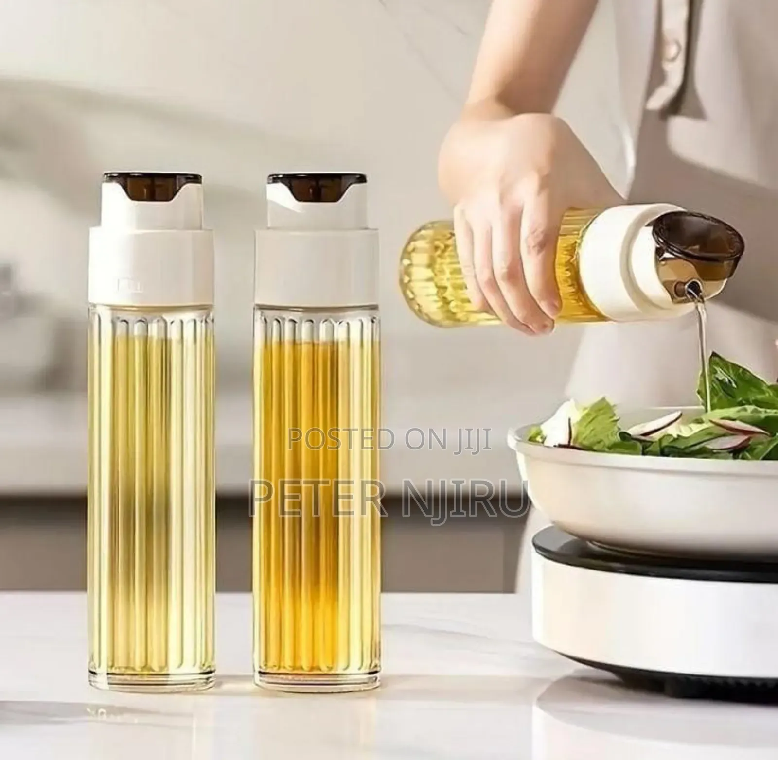 Restocked !!
Luxury Glass Oil Jar 
500ml