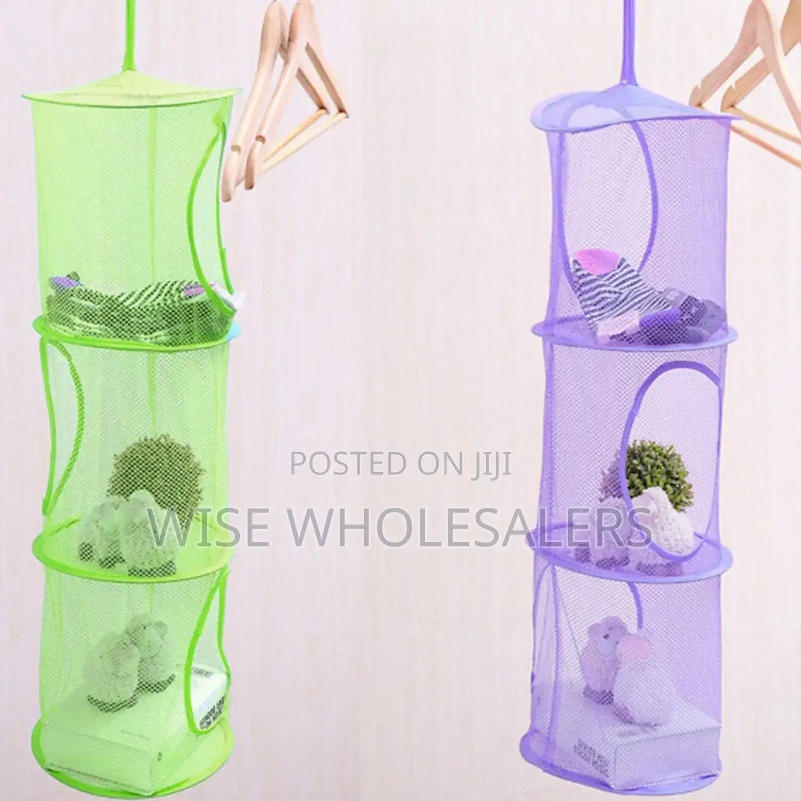 *Toys /Socks/ Panties Collection Storage Net Barrel Organize