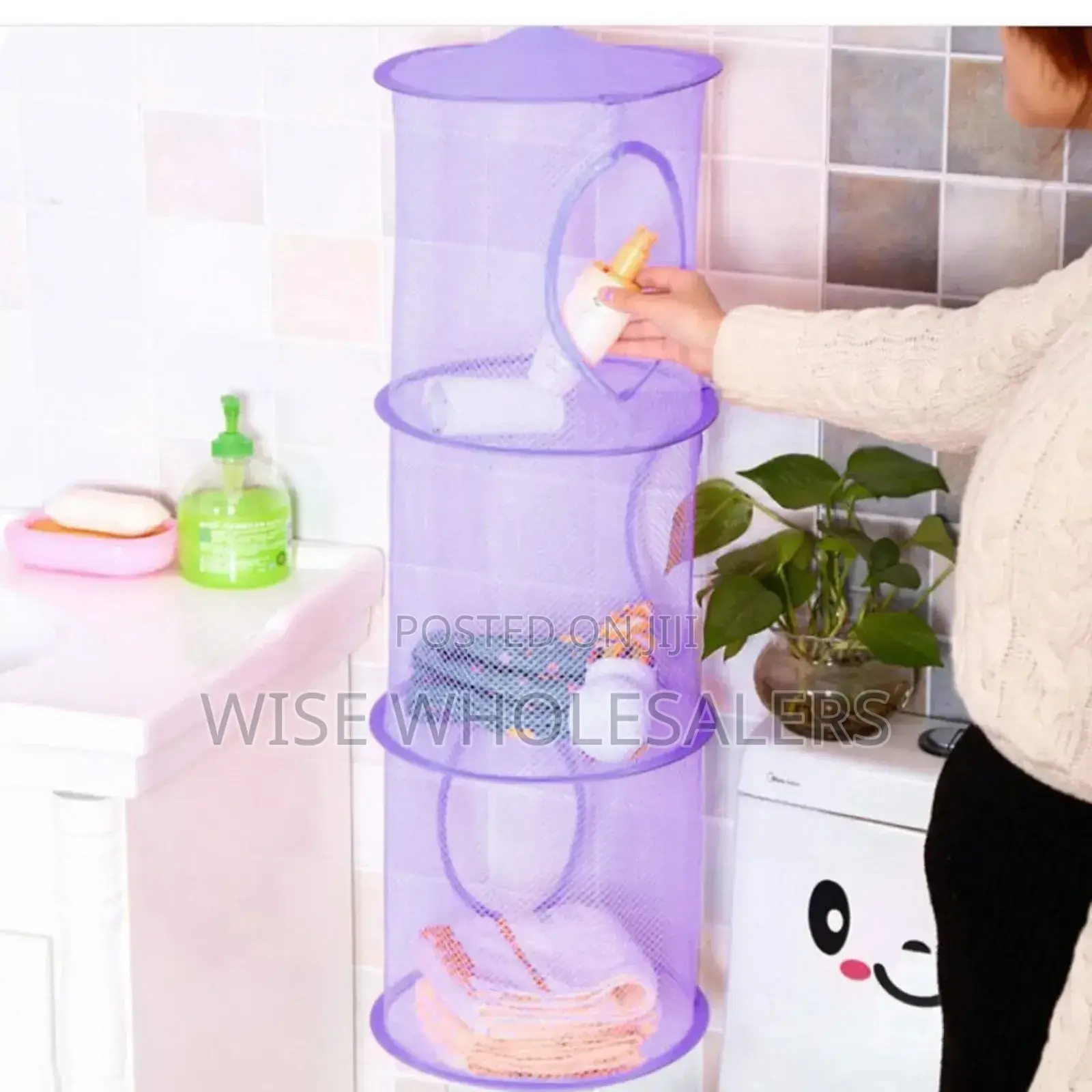 *Toys /Socks/ Panties Collection Storage Net Barrel Organize
