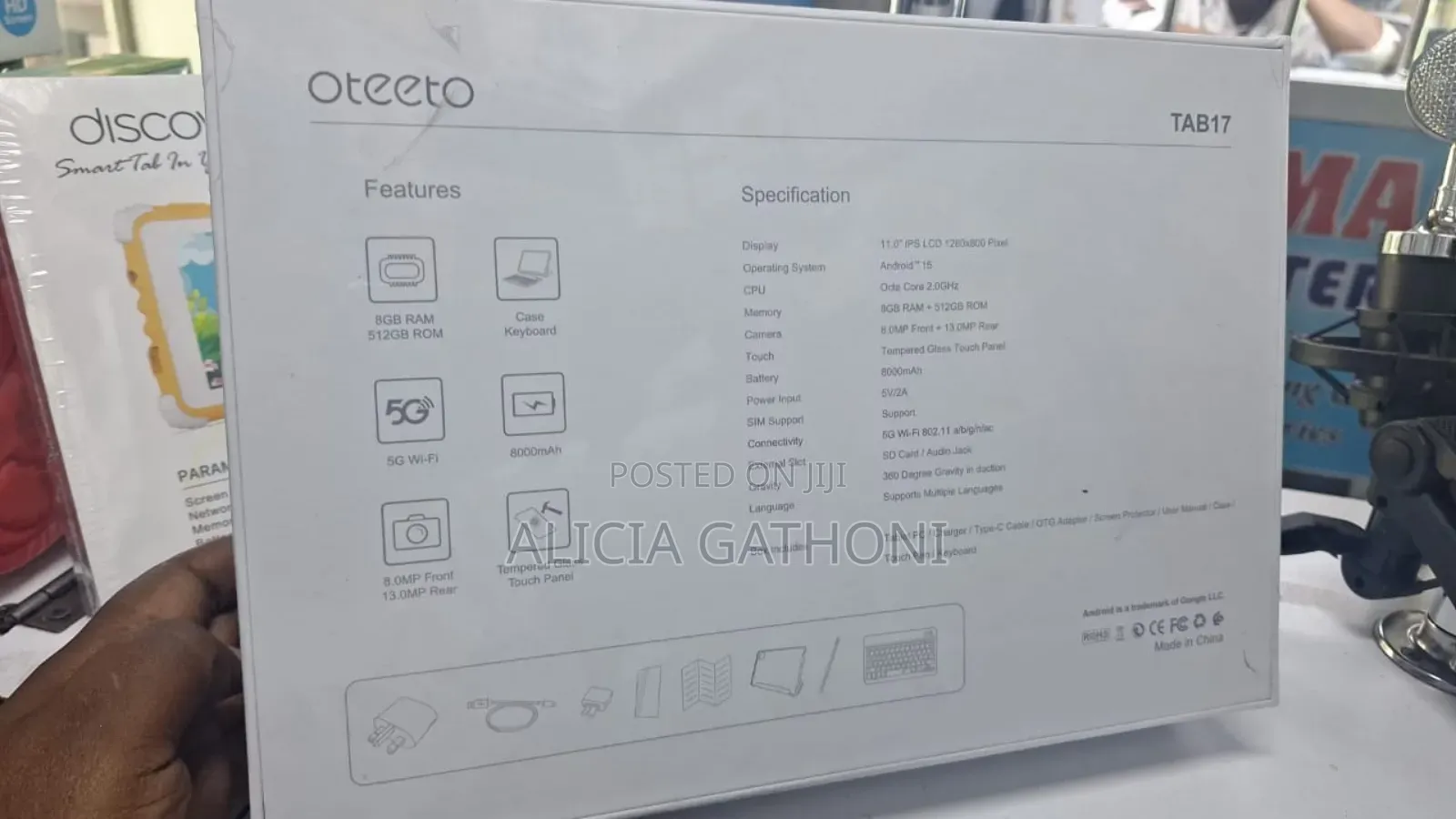 New Oteeto Tab 14 512 GB Gray