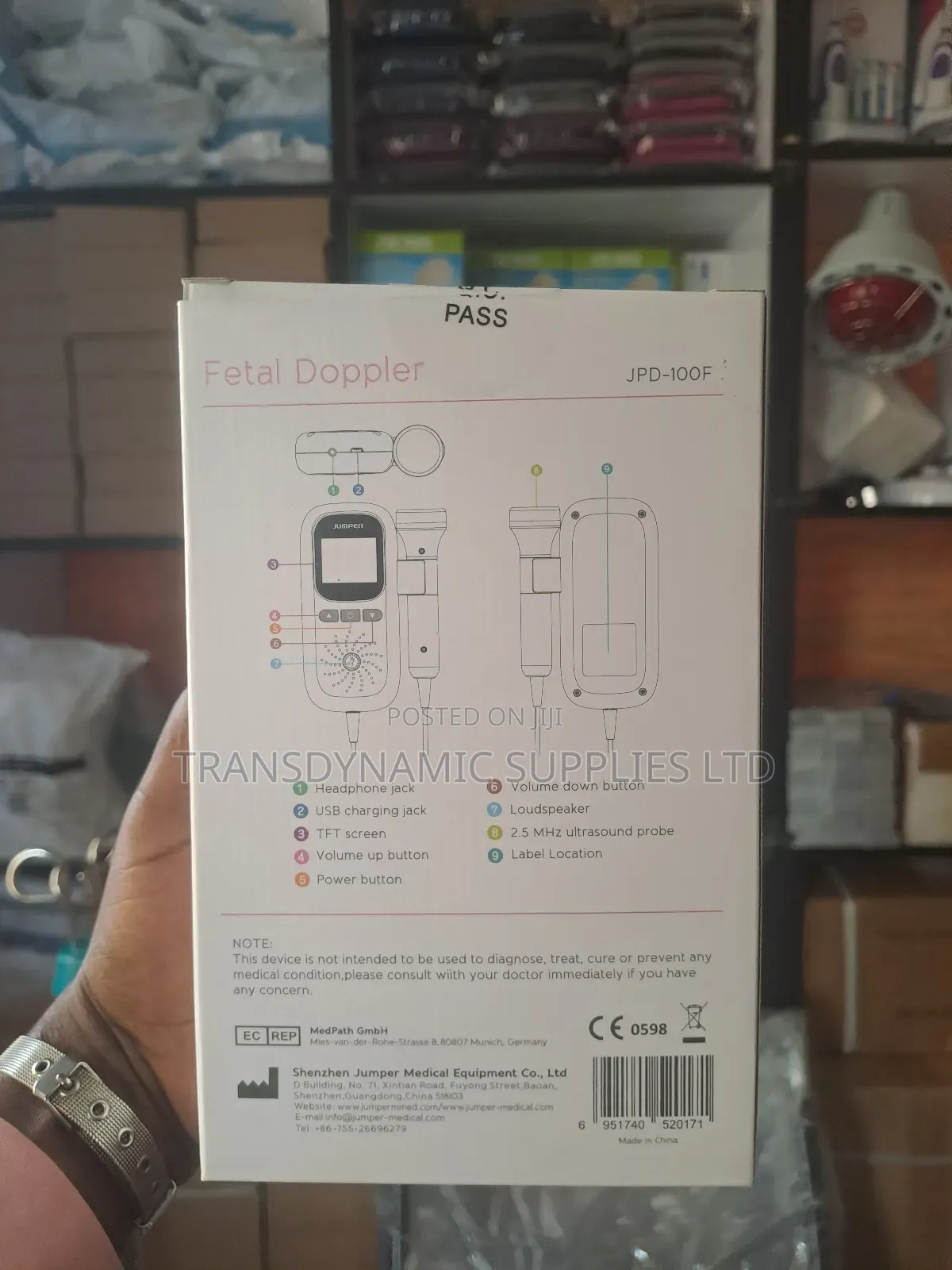 Portable Fetal Doppler Rechargeable