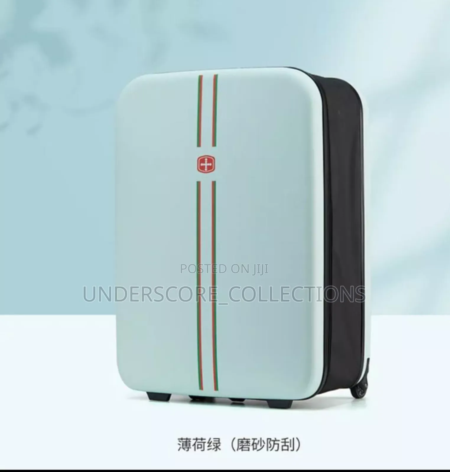 Collapsible Travel Luggage Bag With Wheels Lock