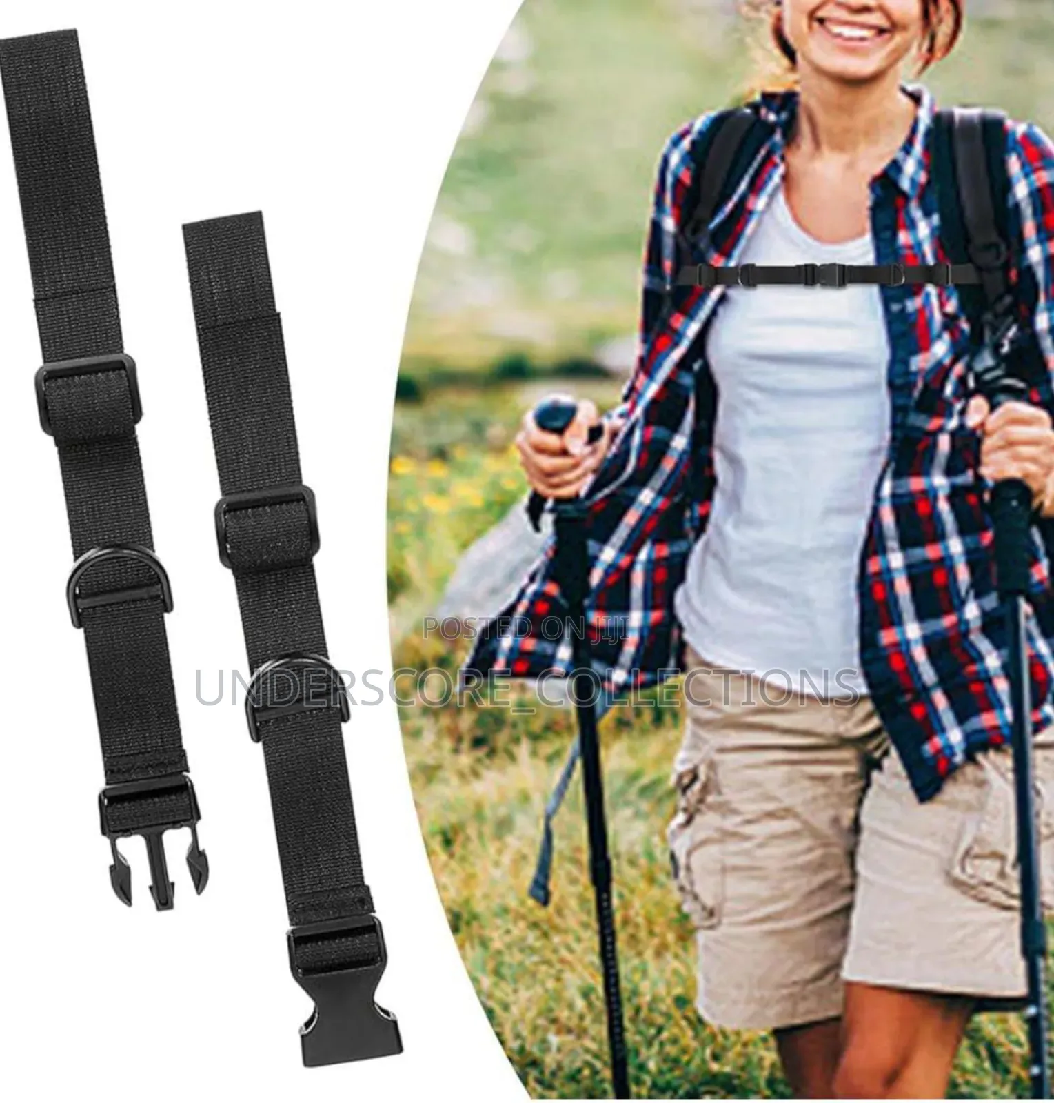 Straps for Bags Adjustable With Whistle