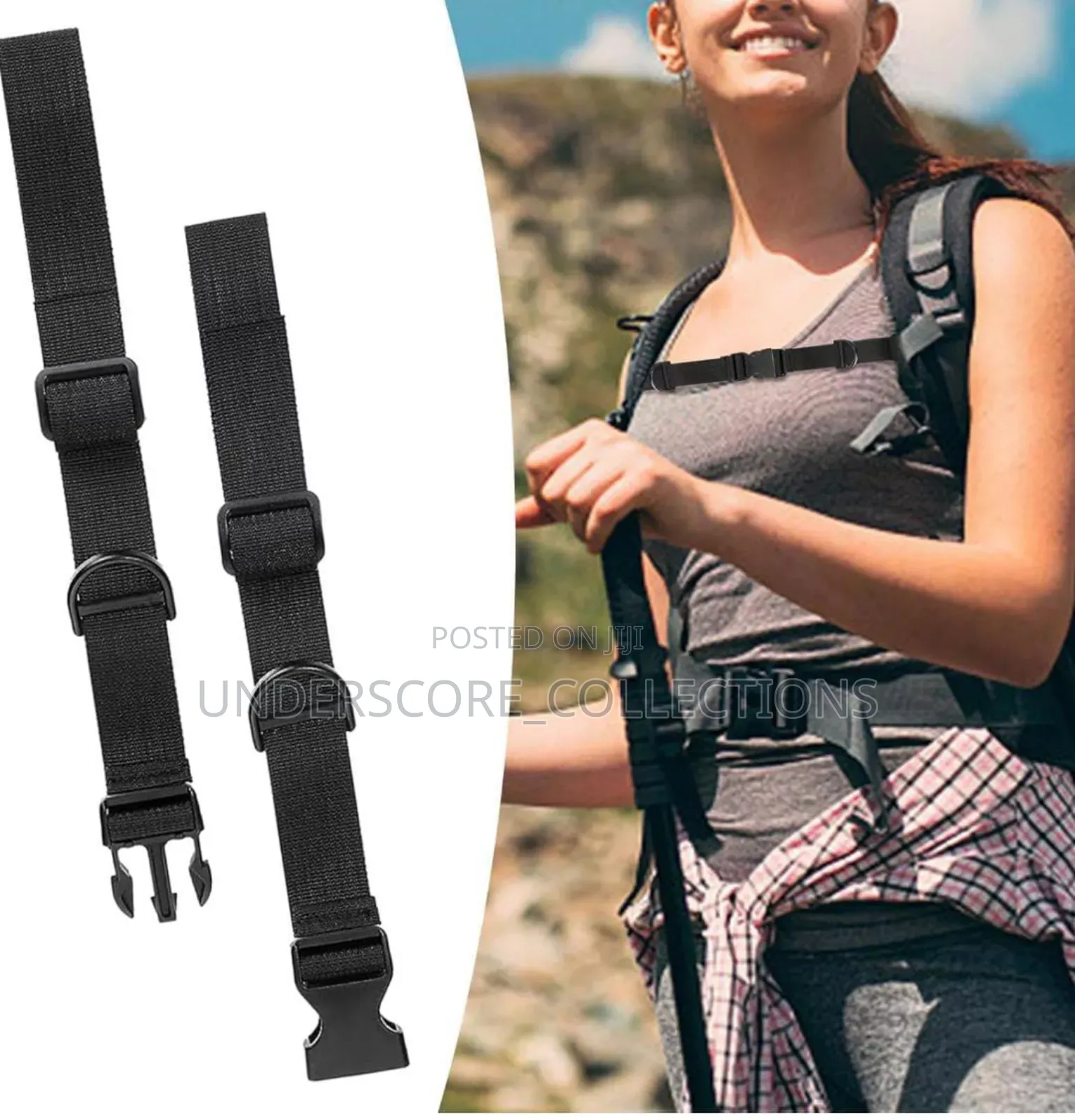 Straps for Bags Adjustable With Whistle