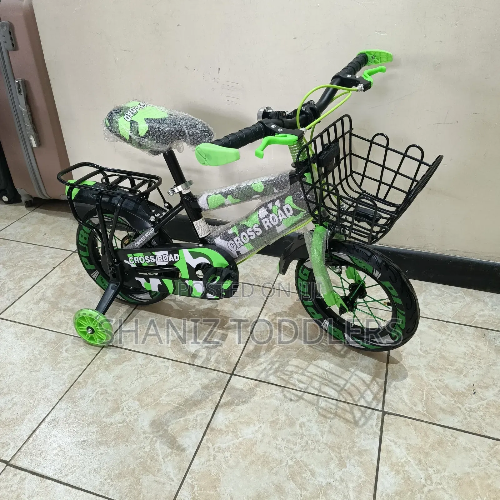 Kids Bike With Back Seat (Size 12)