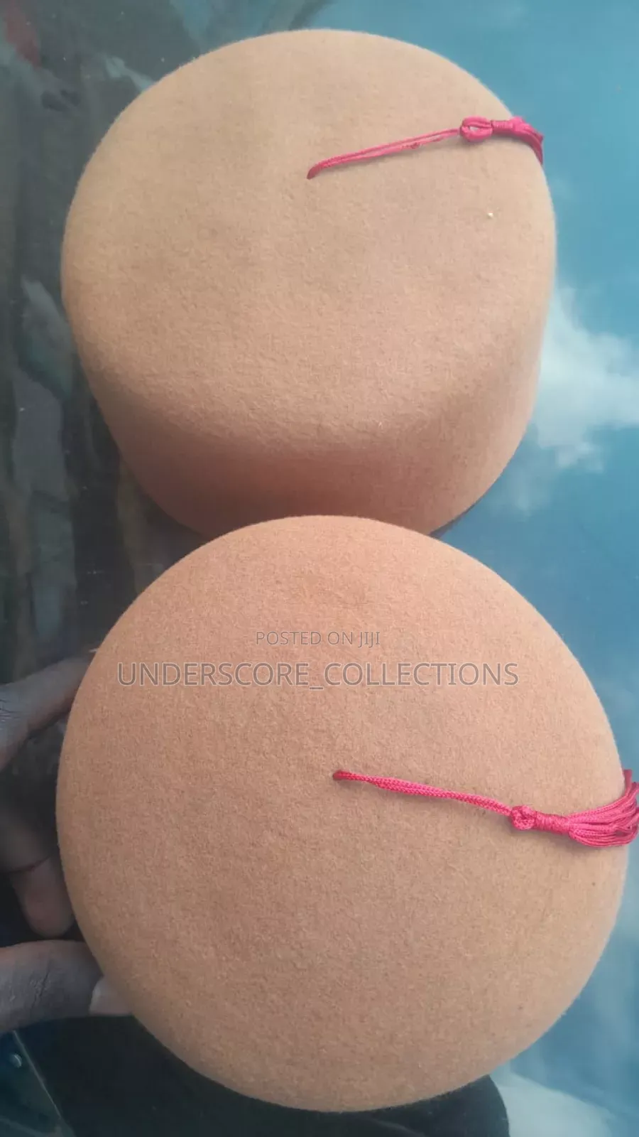 Beige African Traditional Hats