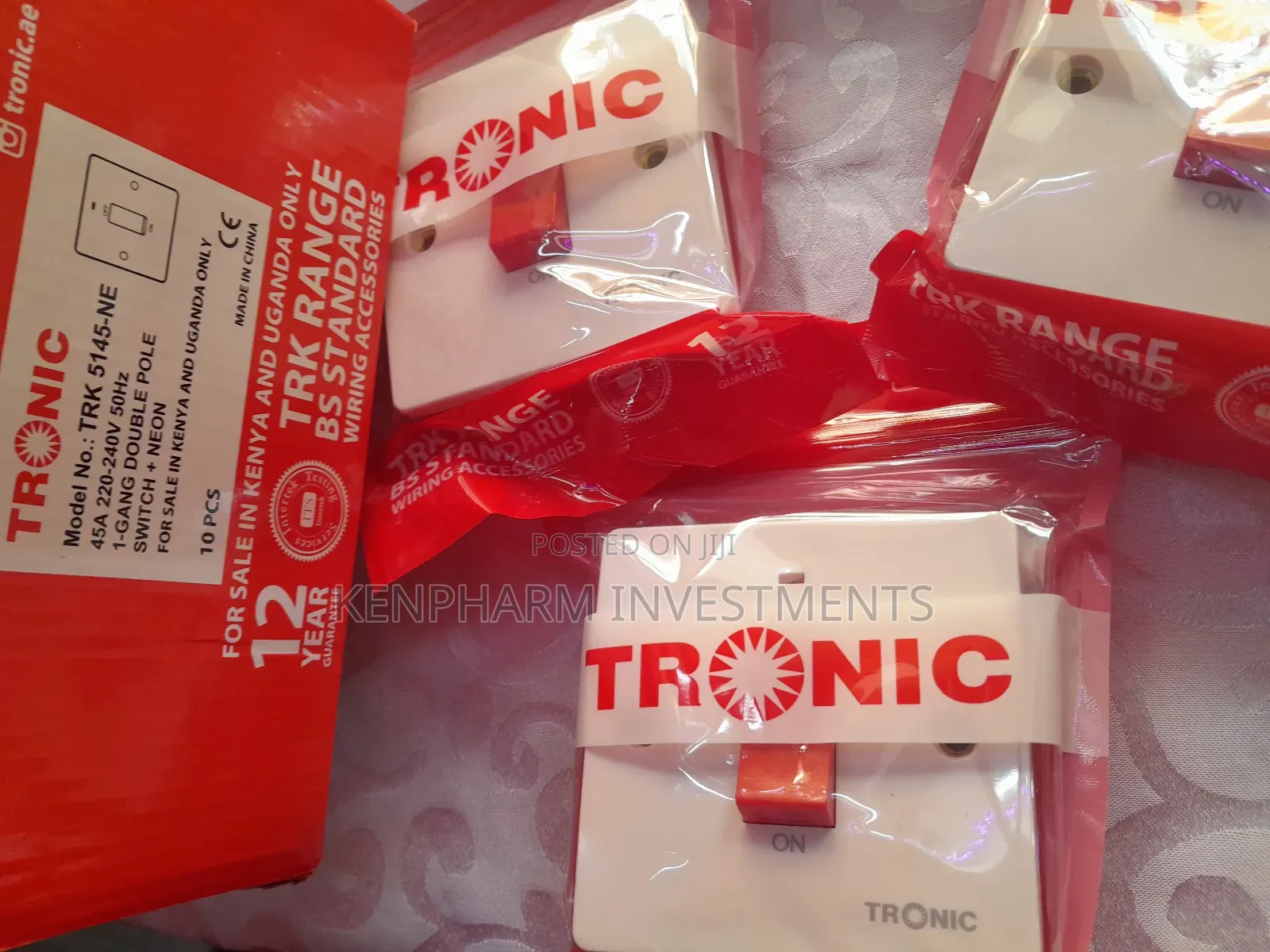 Shower Switch; Tronic 45 Amps With Light Indicator
