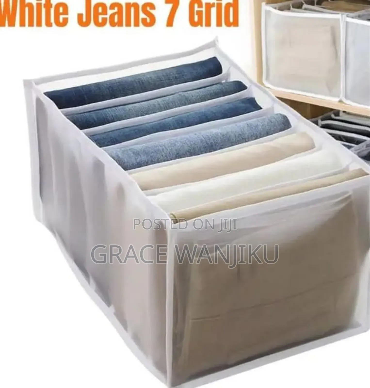 *7 Grid Jeans , Trouser and Other Garments Organizer