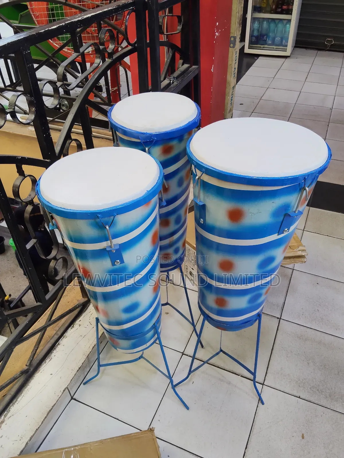 Musical Zebra Drums