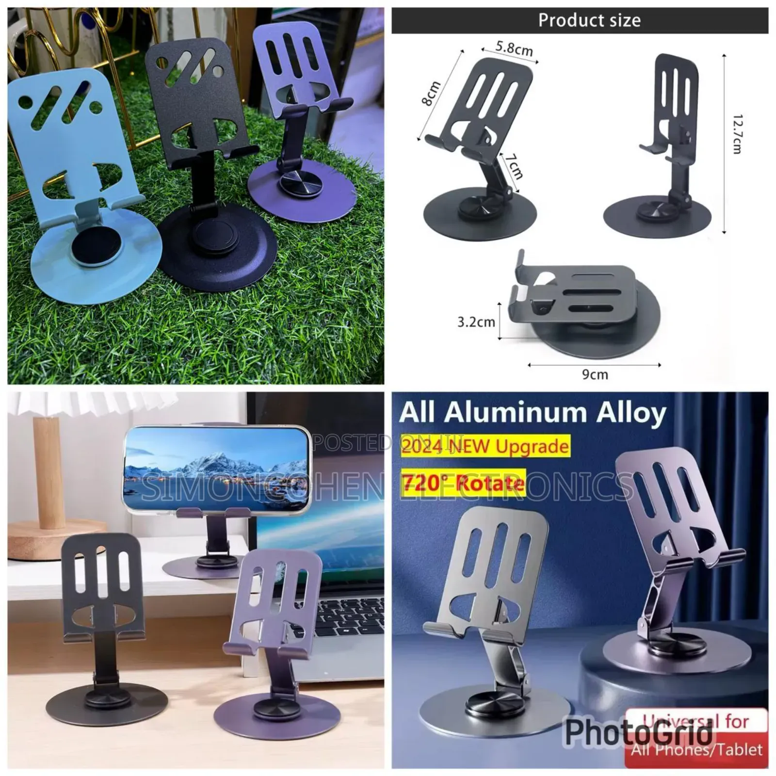 Durable Metallic Alloy Phone Holder