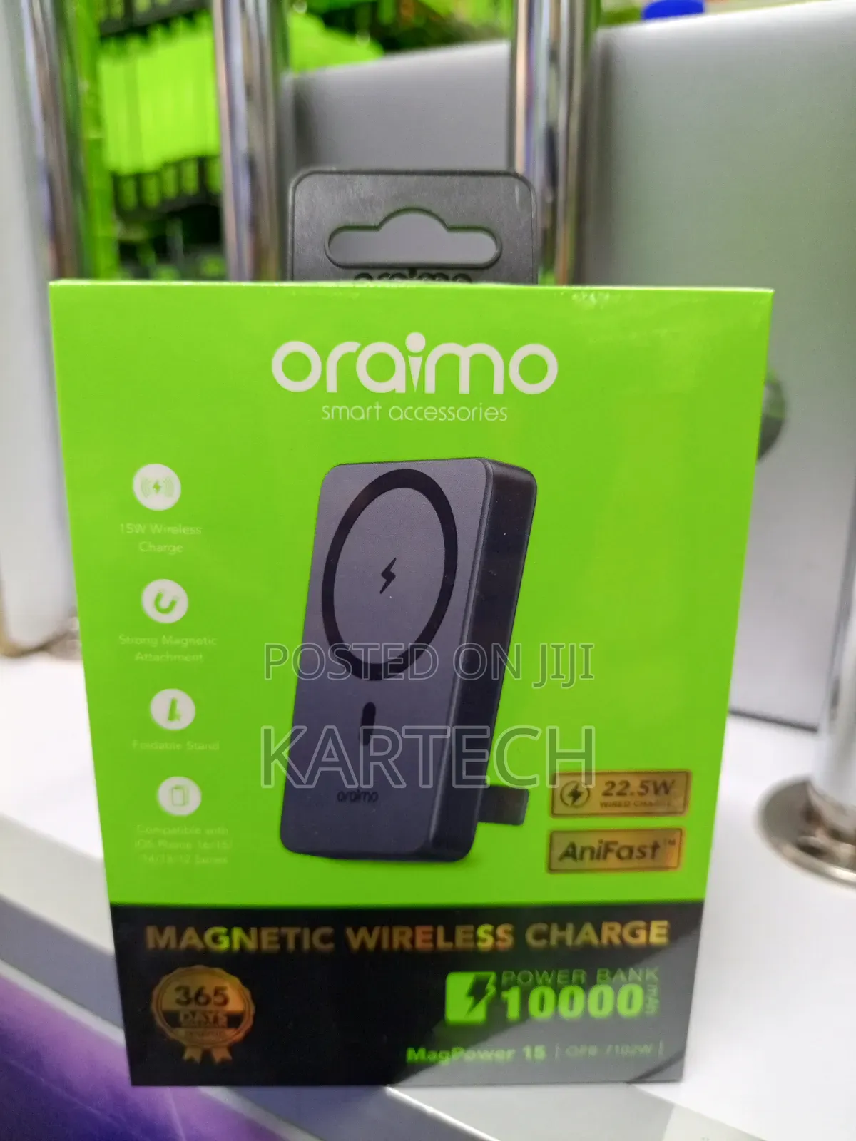 Oraimo Magpower 15 10000mah Power Bank (C to C Cable)
