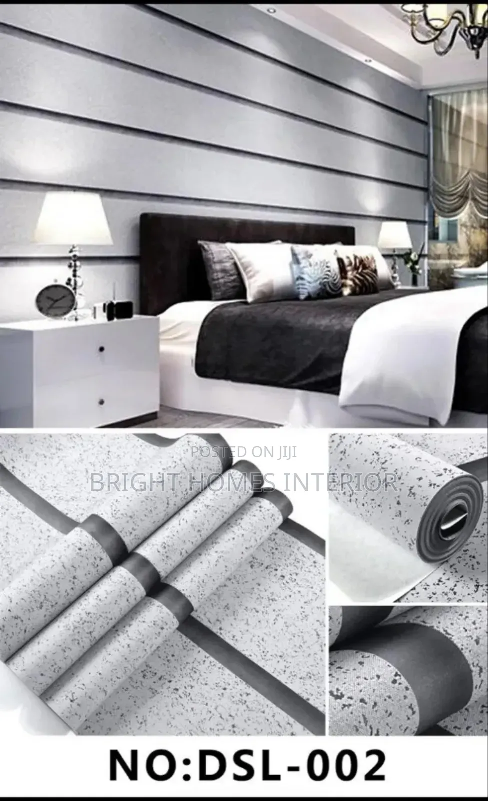 Light Grey Lines Wallpaper With Small Dots Unique Design