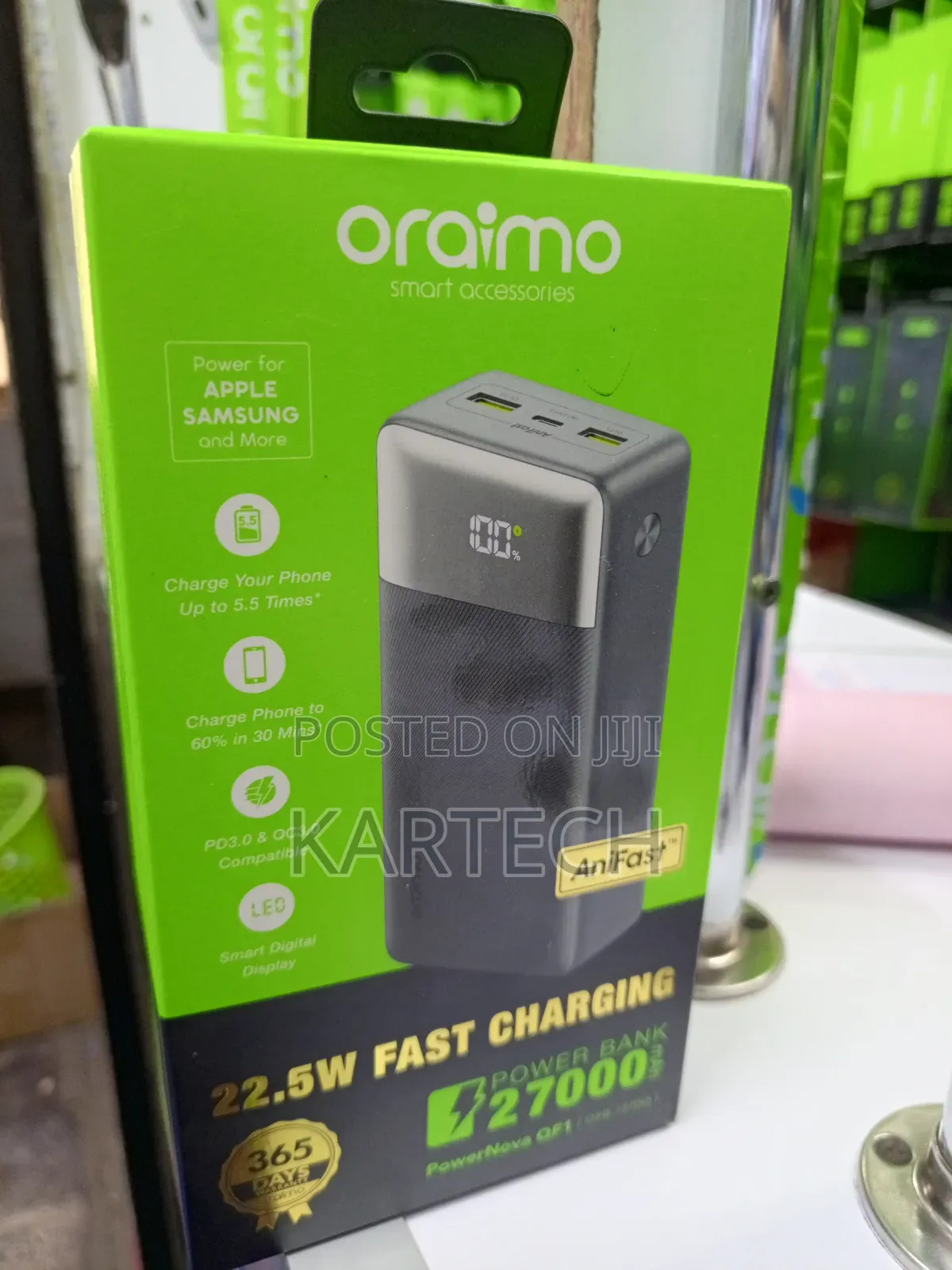 Oraimo Powernova Qf1 27000mah 22.5w Power Bank