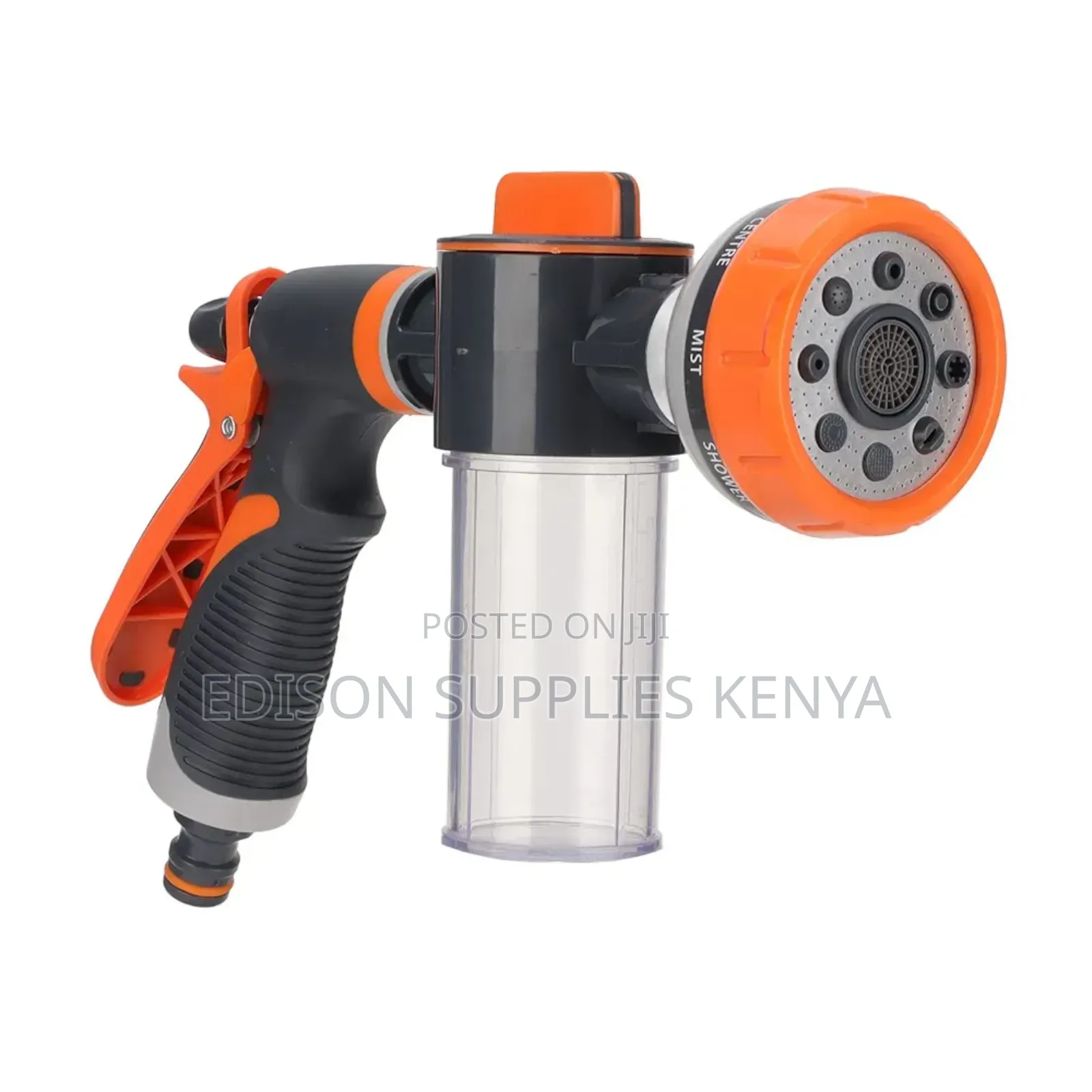 Water Gun Spray With Soap Bottle Hose Pipe Connector Nozzle