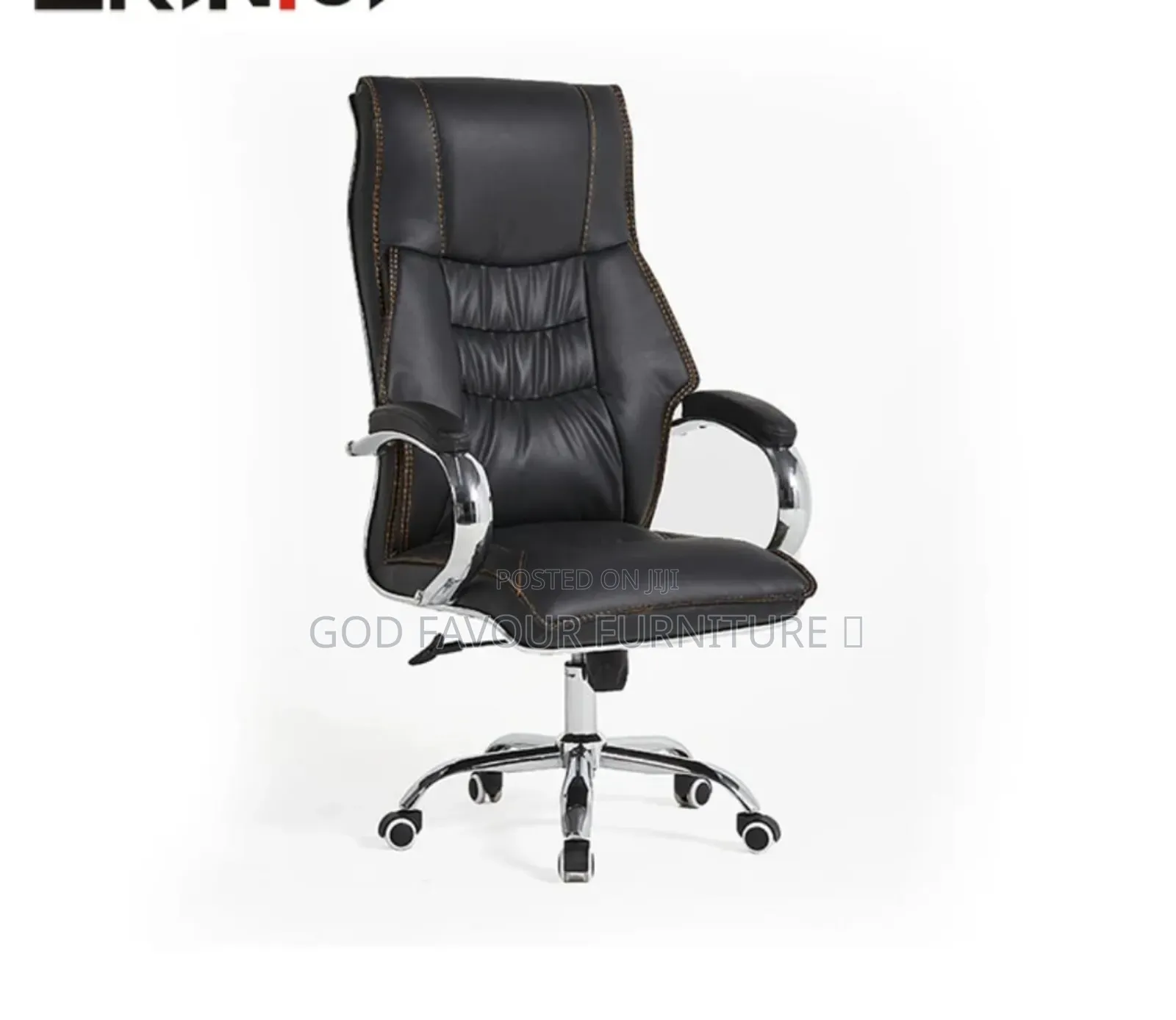 Swivel Executive Pu Leather High Back Office Chair Black Jk8