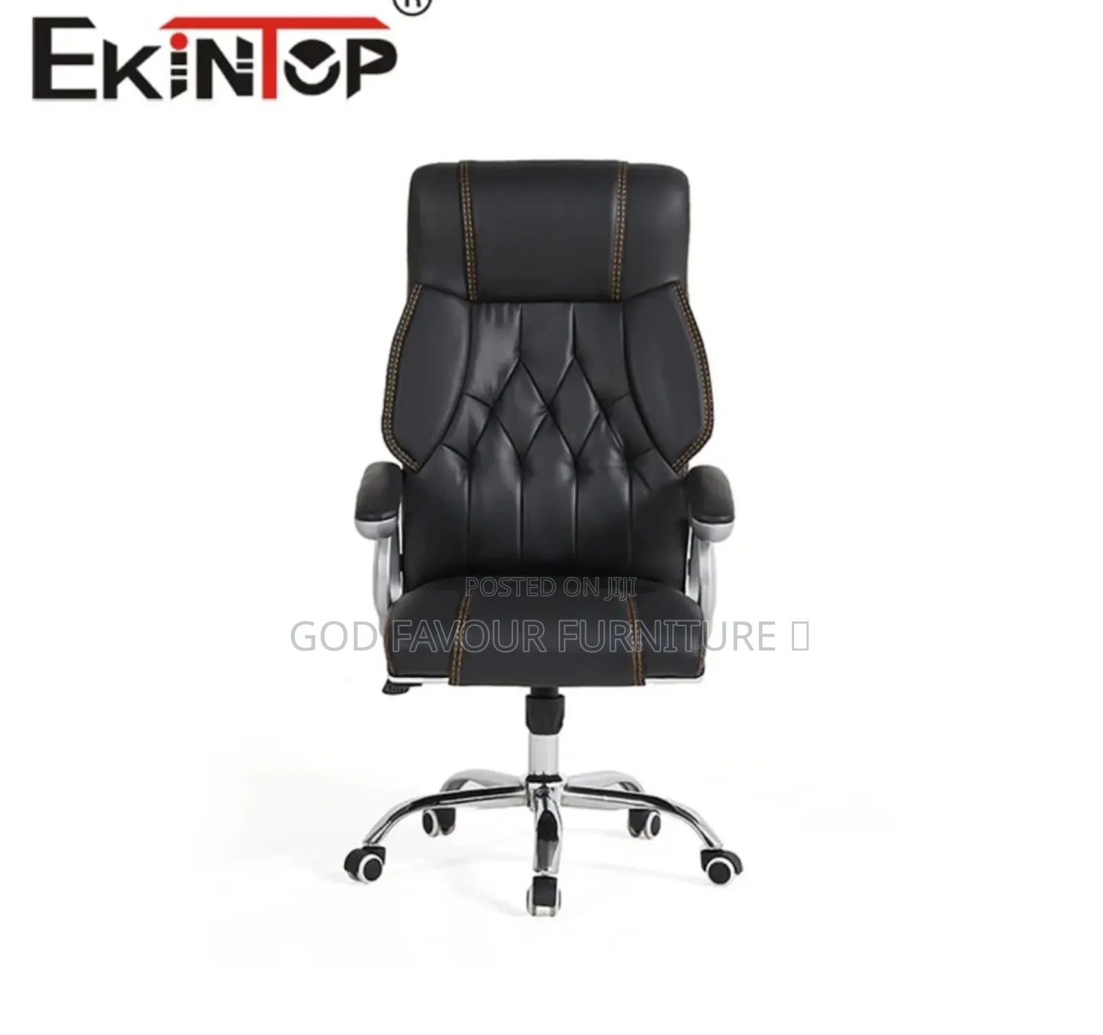 High Back Swivel Ergonomic Leather Office Chair Vfd3