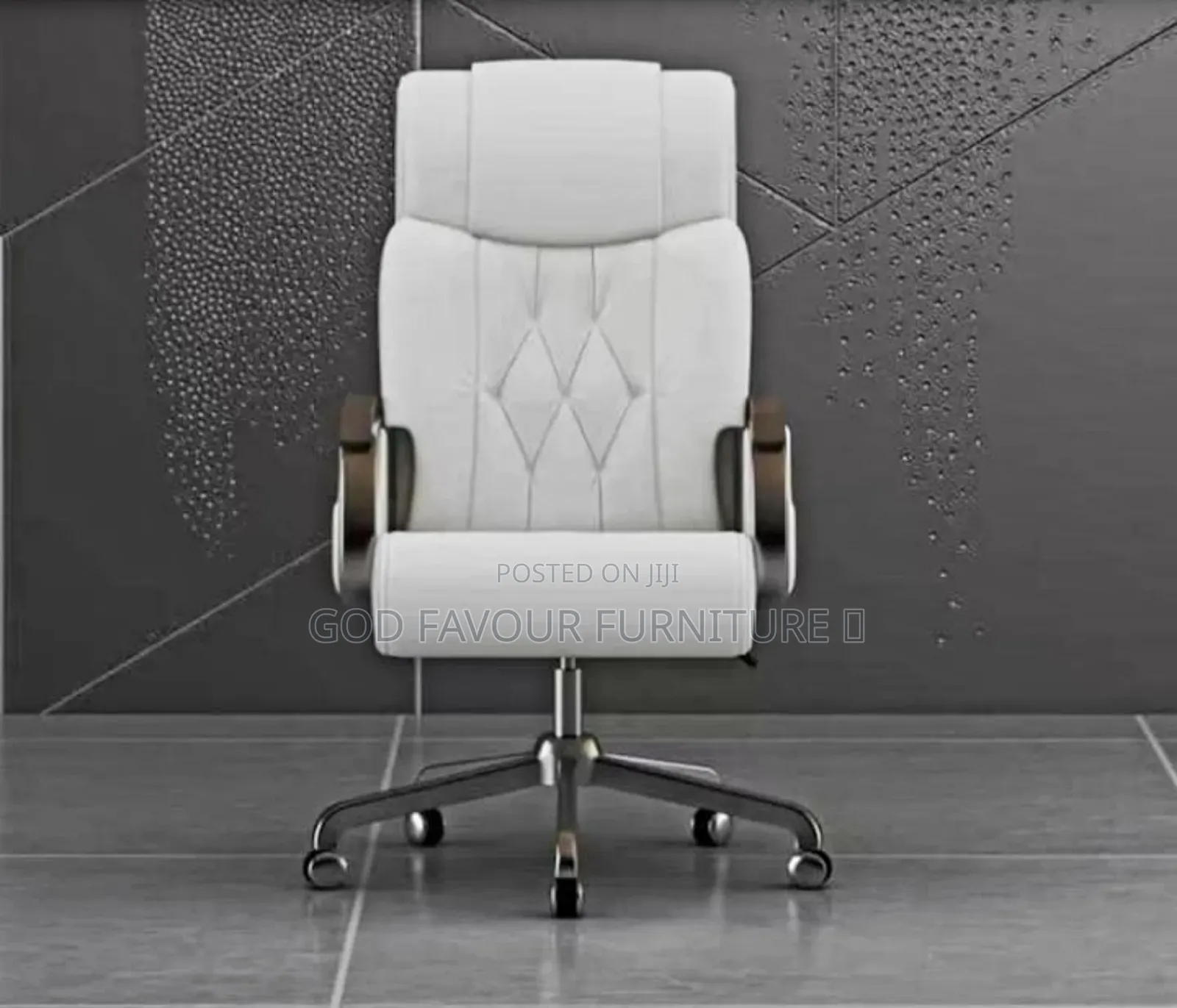 Elegant White Ergonomic High Back Office Chair Vf4d