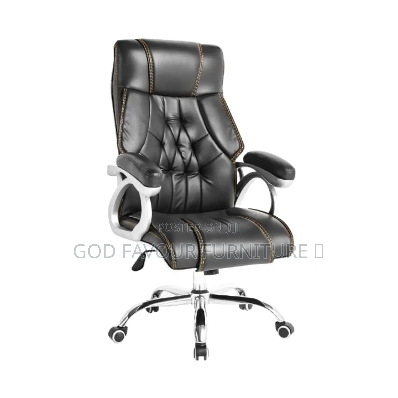 Unique Ergonomic Leather Swivel Office Chair Fw8v